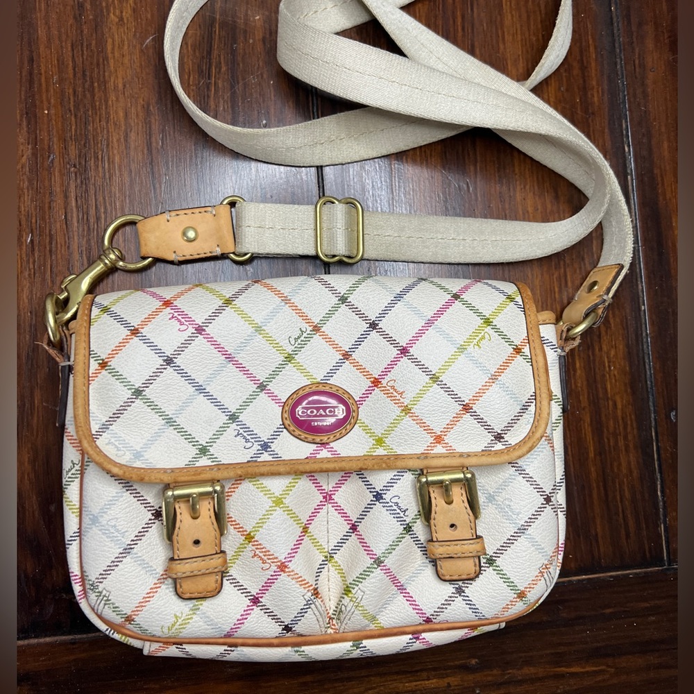 COACH PEYTON TATTERSALL FIELD BAG